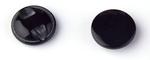 Knoflík 12,5 mm černý lesklý ZERO
