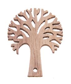 Dekorace strom dřevěný 48x60mm