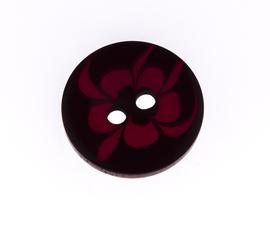 Knoflík 13,5 mm vínový