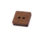 Knoflík 10mm dřevěný čtverec