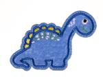 Záplata nažehlovací dinosaurus velký 5,5x5cm