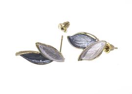 Náušnice listy 20x13mm