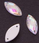 Našívací kamen 7x15 mm duhový